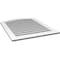 Ekena Millwork Arch Top Surface Mount PVC Gable Vent: Non-Functional, w/ 3-1/2"W x 1"P Standard Frame, 32"W x 38"H GVPAR32X3801SN - alternate 2